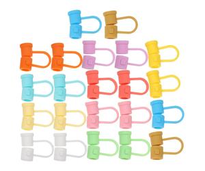 36 Pcs Tappo Di Copertura in Paglia Copri Cannucce Cannuccia Silicone
