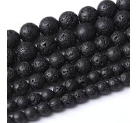 36 perline laviche naturali da 10 mm, perle di guarigione energetica per la produzione di gioielli, braccialetti e collane, per la creazione di gioielli, 38,1 cm