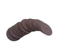 36 pezzi Accessori Dischi da taglio a disco abrasivo da 24 mm Utensile da taglio a disco a lama rotante rinforzato con mole da taglio(Black 36pcs)