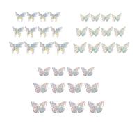 36 Pezzi Adesivi Murali Farfalle Decalcomanie, 3D Adesivi Murali Farfalle Vuote, Decorazione da Parete Farfalla a Strati Adesivi Rimovibili a Farfalla Decalcomanie Murali Vuote da Parete Fai Da Te