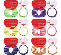 36 Pezzi Biglietti di San Valentine per Insegnanti con Braccialetti Regalo di Valentine per Studenti da Insegnante Braccialetti Our Class Would Knot Be The Same Without You per Centenario di Scuola