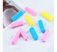 36 Pezzi Bigodini per Styling Capelli, 2cm Spugna Morbida Schiuma Rullo per Capelli Styling, Fai da te Strumento per Arricciare i Capelli per Donne e Bambini (Rosa, Giallo, Blu)