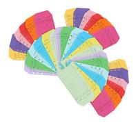 36 Pezzi Buste Colorate in Cartoncino A6 Chiusura Autoadesiva | Metodo per Contanti e Assegni, Set da 3, Codifica a Colori Vivaci, per Ristorante e Piccole Imprese Colore Casuale