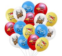 36 Pezzi Decorazioni Per Feste In Auto, Palloncini Animali Da Fattoria,Palloncini Escavatore, Forniture Per Feste Costruzione,Kit Addobbi Festa Per Bambini Ragazzo Festa Di Compleanno (Auto, 32)
