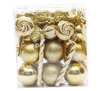 36 pezzi di decorazioni per l'albero di Natale, caramelle per feste,