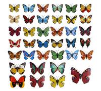 36 pezzi Farfalle Decorazioni con Magneti 3D Farfalla Magneti Frigorifero Farfalla Artificiale Colorata Gmagnete Porta Magnetica PVC Frigorifero