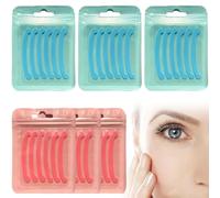 36 pezzi Nastro per Laminazione Ciglia, cuscinetti per sollevamento ciglia in silicone, Soft Lash Lifting Pads, Evita che le Ciglia Rimbalzino per sollevamento ciglia riutilizzabili cuscinetti