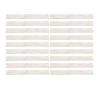 36 Pezzi Penna Gessata in Minerale Bianco, Linee Chiare | Finitura Liscia e Lucidata, Compatibile Lavagna e Metallo Zincato, Formato Compatto Ricaricabile