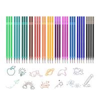 36 Pezzi Refill per Penna Gel Cancellabile,compatibili con Legami,Penne Cancellabili Ricariche,mine di ricambio cancellabili,Altezza 13 cm,Punta 0,7 mm,Inchiostro Termosensibile,per Appunti