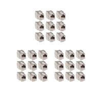 36 Pezzi RJ45 Cat7 Cat6A Schermato FTP in Lega di Zinco Modulo Adattatore Connettore Jack di Rete 10 GB