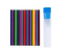 36 pezzi/scatola 2.0mm matita colorata piombo set 2B ricariche 12 colori matite kawaii per la scrittura schizzo pittura arte bambini ragazza materiale scolastico coreano cancelleria confezione da 4