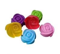 36 Pezzi Stampi da Forno a Forma di Fiore in Silicone per Alimenti Antiaderente Mini Stampi per Cupcake Pudding Cioccolati Must Have per Cucina Creativa (6 Colori)