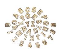36 Pezzi Toppe Termoadesive Ricamate in Paillettes, Lettere | Adesione a Caldo Sul Retro, Motivi Chiari Ricamati, per Giacche di Denim e Bluse