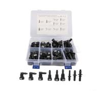 36 pezzi tubo carburante set sgancio rapido nylon | Nylon Construction, O-ring Seal, Straight & Elbow Types, for sae Compatible, Auto Marine Repair