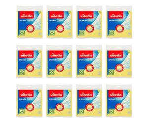 36 pezzi VILEDA SPONGE CLOTH panno assorbente 100% biodegradabile 18x18,4cm