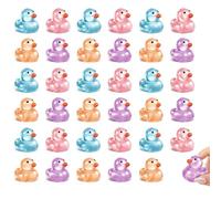 36 piccole anatre, morbide anatre squishy per momenti di silenzio sensoriale e relax quotidiano, presenta disegni con espressioni carine in un unico set completo