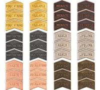 36 Pieces Magic The Gathering Antique Metal Token Counter MTG Keyword Counters Creature Stats Buff Tokens for CCG Card Gaming Accessories