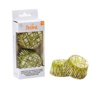 36 Pirottini in carta Bamboo per cottura muffin Ø5 x h 3,2 cm