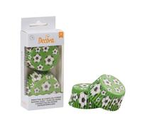 36 Pirottini in carta decoro Calcio per cottura muffin Ø5 x h 3,2 cm