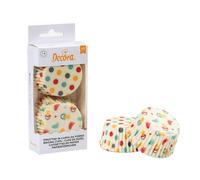 36 Pirottini per muffin in carta Baby e Pois Decora Ø 5 cm