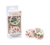 36 Pirottini per muffin in carta Gufo e Giraffa Decora Ø 5 cm