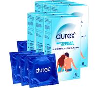 Durex Settebello Classico Preservativi Easy-On Profilattici Extra Lubrificati