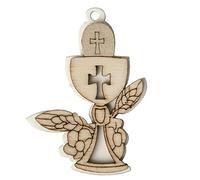 36 PZ Calice legno PRIMA COMUNIONE 5 cm decorazione BOMBONIERA 0W93