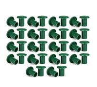 36 pz canne verdi bastone tappi terminali in PVC per la prevenzione delle lesioni per casa giardino recinzione bastone tappi di canna
