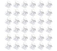 36 Pz Mini Artiglio per Capelli Trasparente, Piccoli Fermagli in Plastica per Capelli, Artiglio Capelli Piccolo, Pinze per Capelli Antiscivolo per Tutti I Giorni, Feste, Natale, Festival