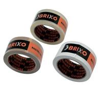 36 PZ NASTRO IMBALLO BRIXO PPL AVANA - TRASPARENTE - BIANCO