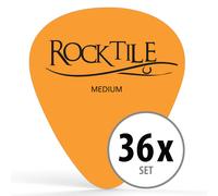 36 pzi Plettri Pick per Chitarra Spessore Medium Sagoma Tradizionale Set Giallo