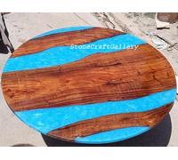 36 " Resina Epossidica Centro Table Top Moderno Elegance per Cena & Vivente