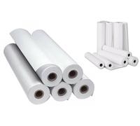 36 ROTOLI CARTA PLOTTER GR.80 H. CM. 91,4X50 MT ANIMA INTERNA 5 CM CAD HP CANON