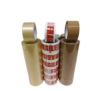 36 ROTOLI NASTRO ADESIVO 48X66 12 TRASPARENTE,12 AVANA 12 FRAGILE