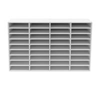 36 scomparti, formato A4, per letteratura, per ufficio, in legno, per letteratura, organizer regolabile, per documenti, scrivania