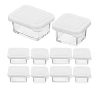 36 Set Scatole Alimenti Miniatura Trasparenti Con Mini