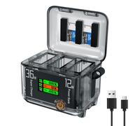 36 W PD Scatola di ricarica per Action 5pro Caricatore Hub 3 modi Bi-direzionale di potere del caricatore USB - C Action 4/3 Battery Charger Manager