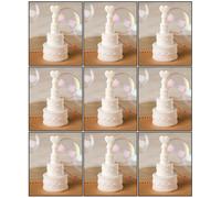 36 X Bianco Matrimonio Torta a Forma di Cuore Bolle Tavolo Decorazioni Regalini