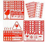 360 Adesivi Fragile Handle With Care Fragile Adesivi Etichetta, Etichetta Adesivi Avvertenza Fragile, Adesivi Fragile Stickers, per Posta, Trasporto, Pacco, Etichetta di Spedizione