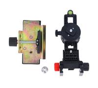 360° Adjustable Leveling Tool Adapter | Fine Tuning Bracket for Telescoping Pole | ABS & Iron Cradle Head | Works with Levelers/Survey Tools