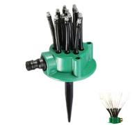 360° Automatic Rotating Lawn Sprinkler, Multi-Arm Garden Irrigation System for Large Yard & Outdoor Watering