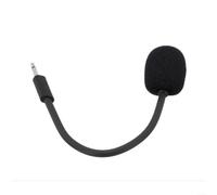 360° Boom Microfono pieghevole per Q100 Nero | Su misura per jbl Q100, 2,5 mm, facile montaggio, materiale durevole, trasmissione vocale chiara