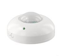 360° Ceiling PIR Motion Sensor Switch Auto Light Control | 360-degree detection, auto on/, energy saving, 4-6 min timer, white plastic design
