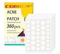 360 cerotti idrocolloidali invisibili per acne e brufoli, acido salicilico e niacinamide, 2 misure (8 mm, 12 mm)