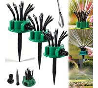 360° Coverage Precision Garden Irrigation Sprinkler, Automatic Multi-Arm Lawn Watering System, 360 Multi Directional Lawn Sprinkler, Automatic Rotating Lawns Sprinklers for Yard Large Area (3pcs)