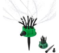 360° Coverage Precision Garden Irrigation Sprinkler - Precision Garden Irrigation, Wide Yard & Coverage, Adjustable Multi-Nozzle Water Sprayer (1ps)