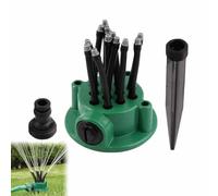 360° Coverage Precisions Garden Irrigation Sprinkler,Multi-Adjustable Flex Design Above Ground Irrigation Garden Sprinkler System,Outdoor Irrigation Sprayer for Yard,Grass,Garden (1pcs)