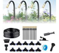 360° Curved Garden Automatic Irrigation System, Garden Drip Irrigation System Kit, Watering Sprinkler System for Outdoor Plants (10m)