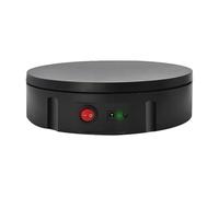 360 Degree Electric Rotating Turntable, 50KG Motorized Display Stand, Remote Control Angle, Charging Can Last for 6~12 Hours,(Black)