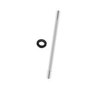 360-Degree Faucet Extender With Free Bending Design,bianco | acciaio inossidabile e silicone a più strati, filtro a spuma ricca, immagazzinamento a nastro compattato, connettore